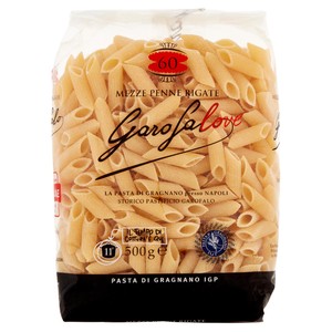 Pasta Mezze Penne Rigate N.60 Pasta Gragnano Igp Garofalo - Foto 1