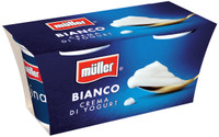 Crema Di Yogurt Bianco Intero Muller 2 Da Gr.125