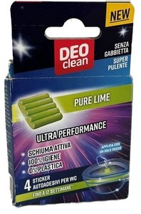 Deo Clean Self Stiker Lime 4x40gr - Foto 1
