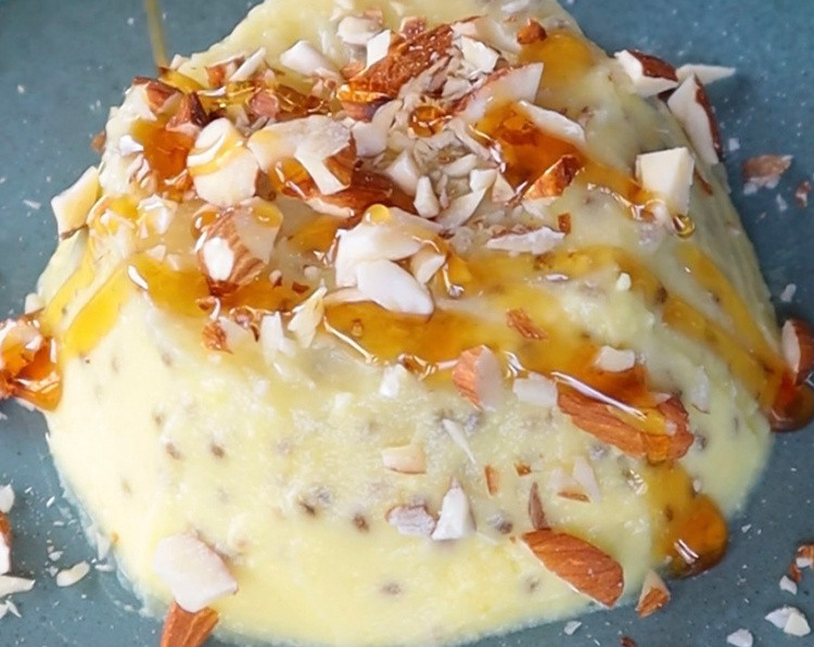 Panna cotta al mango