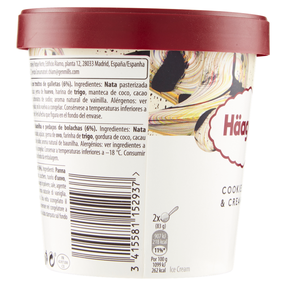 Pinta Gelato Cookies&Cream Haagen Dazs