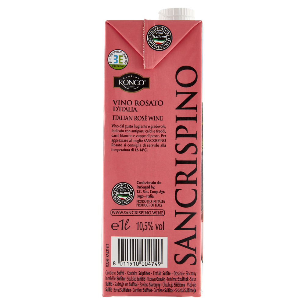 Vino Rosato San Crispino In Brik - Foto 2