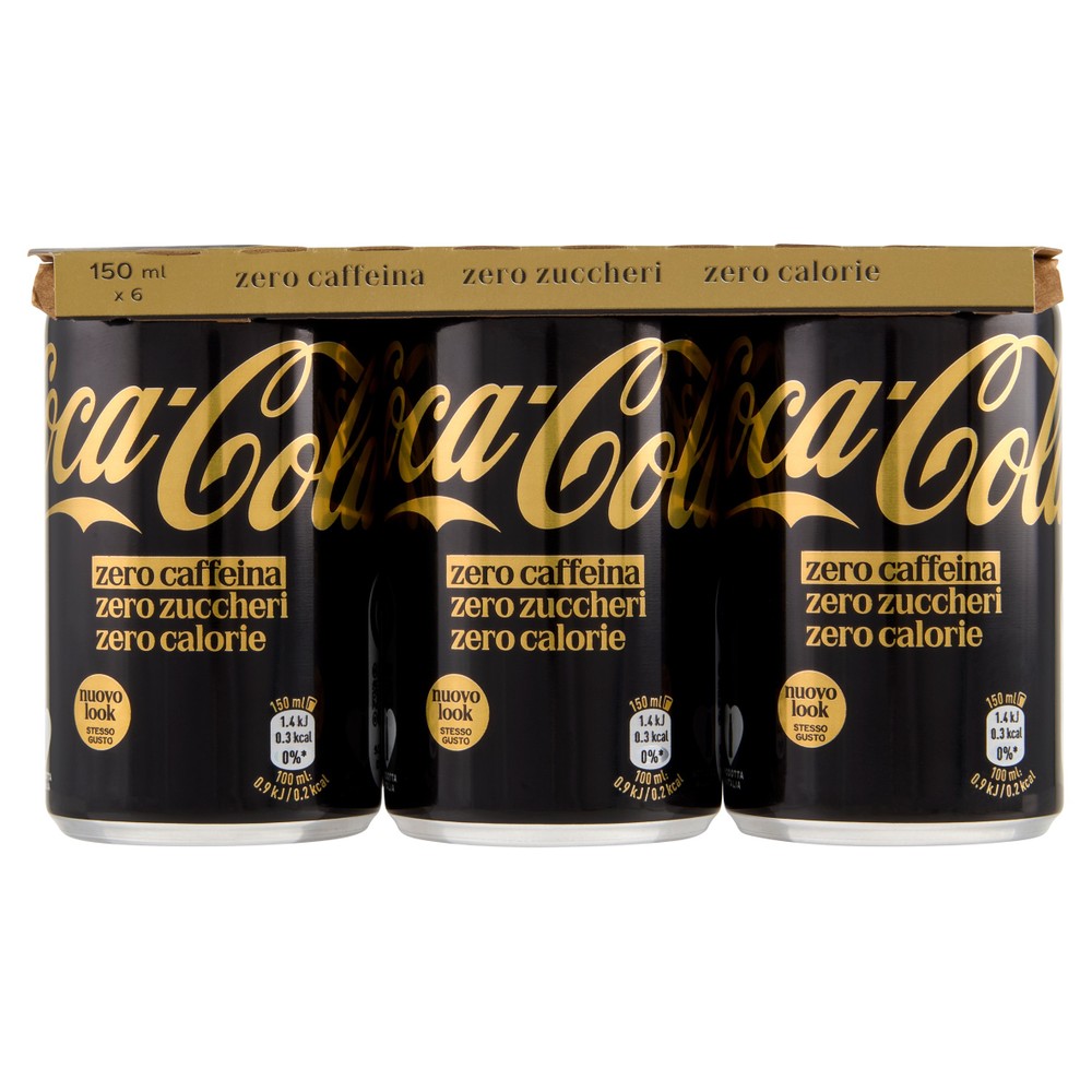Coca-Cola Zero Caffeine Free Minican 6 X 150ml - Foto 1