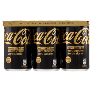 Coca-Cola Zero Caffeine Free Minican 6 X 150ml - Foto 1