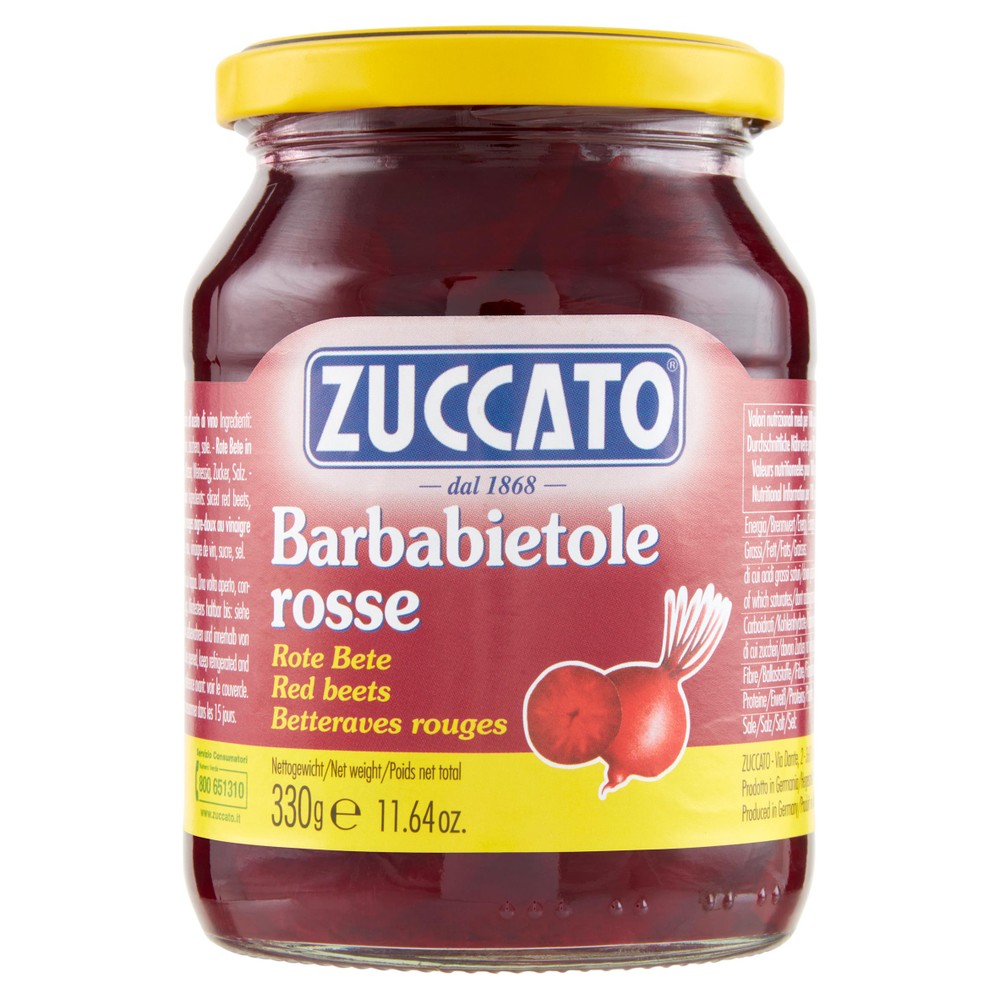 Barbabietole Rosse Agrodolci Aromatizzate All'aceto Di Vino Zuccato - Foto 1
