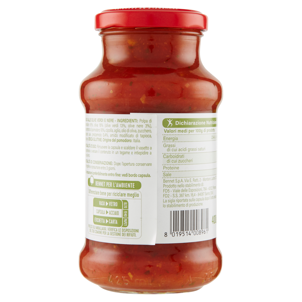 Sugo Alle Olive Verdi E Nere Bennet - Foto 3