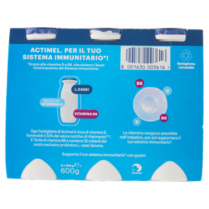 Yogurt Da Bere Ricco Di Vitamine Bianco 6x100ml Actimel - Foto 3