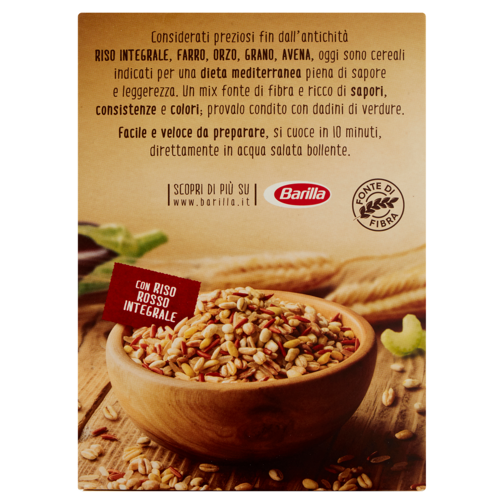 Mix 5 Cereali Pronti Con Riso Rosso, Farro, Orzo, Grano, Avena Barilla - Foto 2