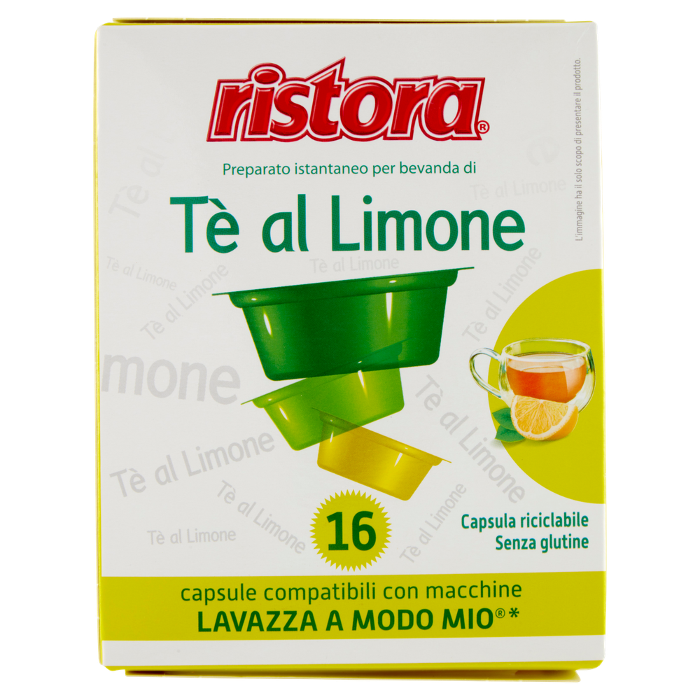 Tè Al Limone In Capsule Compatibili Lavazza A Modo Mio 16pz Ristora - Foto 3