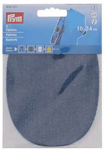 Toppe In Jeans Termoadesive Blu Scuro Cm.10x14 Prym - Foto 1