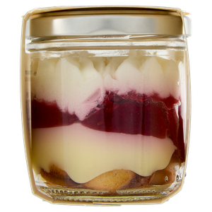 Dessert Coccco-Lampone Con Gocce Savoiardo E Mousse Con Mascarpone - Foto 2