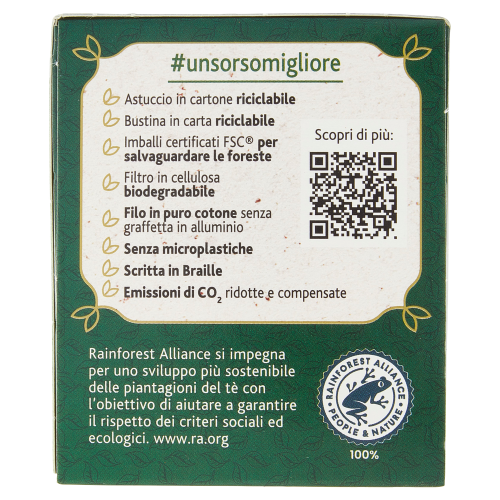 Tè Verde Ricco Di Antiossidanti In Bustina 24x1,75g Sir Winston Tea - Foto 2