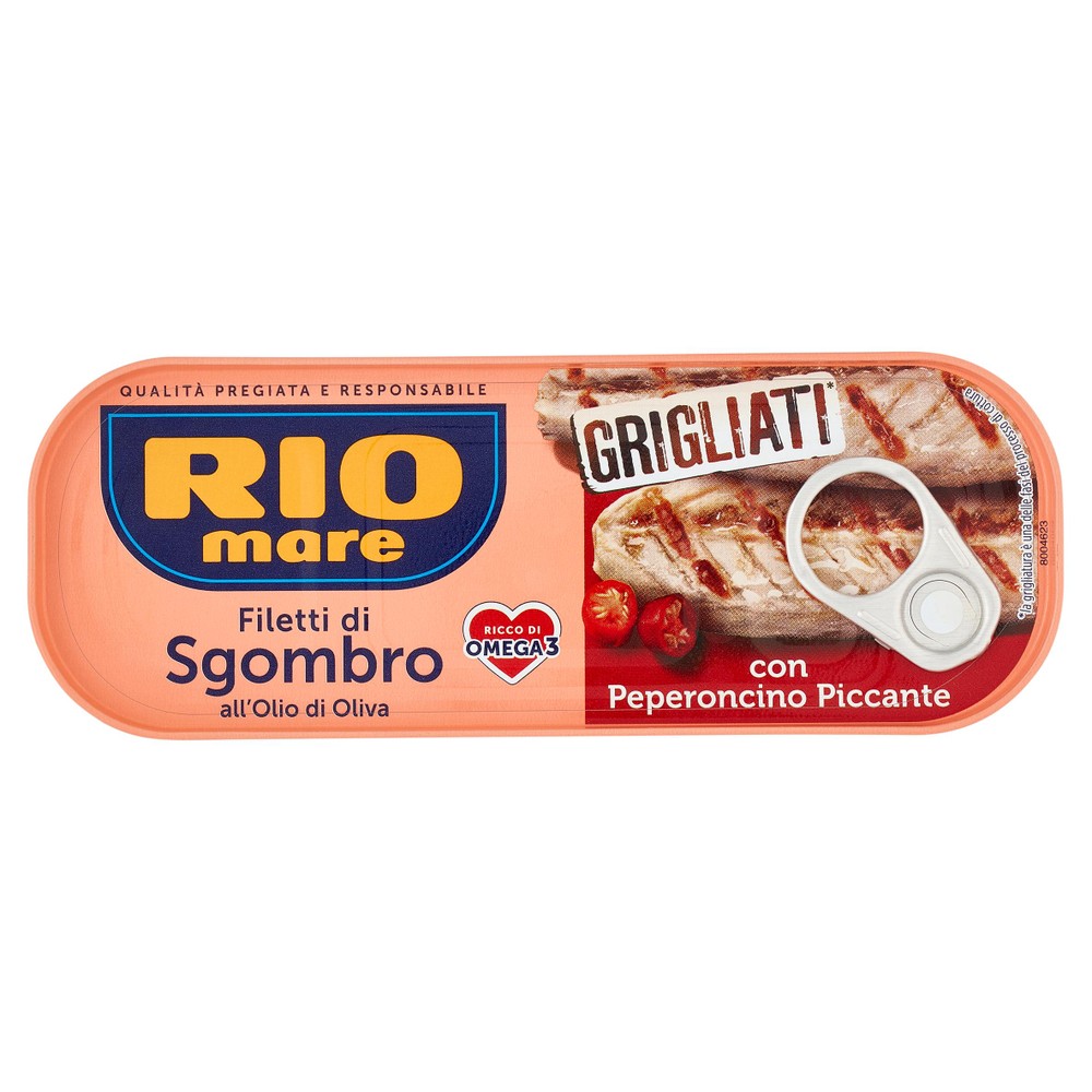 Filetti Di Sgombro Grigliati All'olio D'oliva Con Peperoncino Rio Mare - Foto 1
