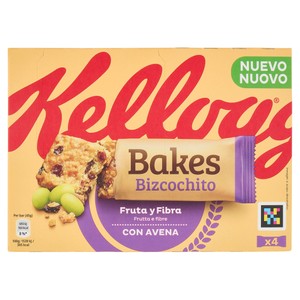 Barrette Bakes Frutta E Avena 4x45g Kellogg's - Foto 1