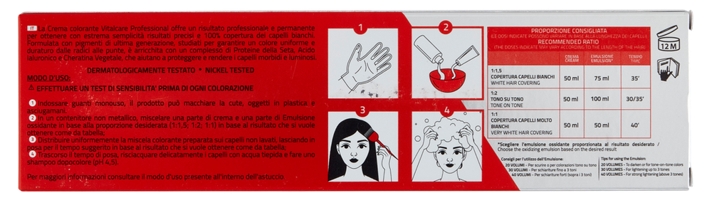 Vitalcare Crema Colorante Biondo - Foto 3