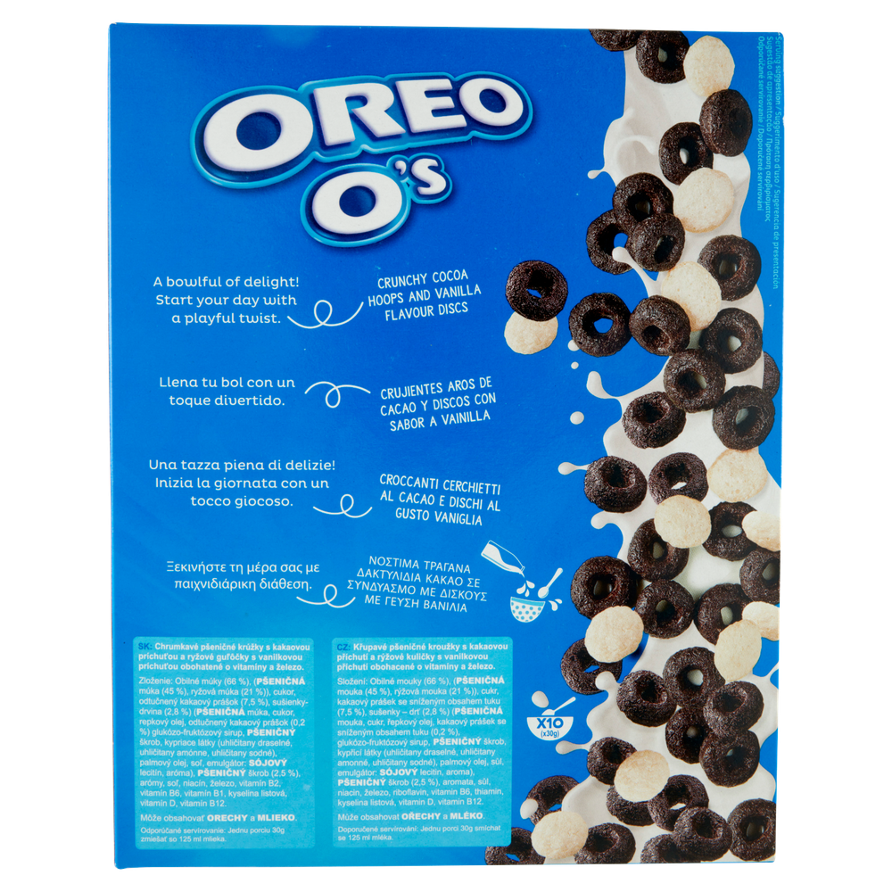 Cereali O's Croccanti Al Cacao Con Dischi Di Riso Alla Vaniglia Oreo - Foto 3