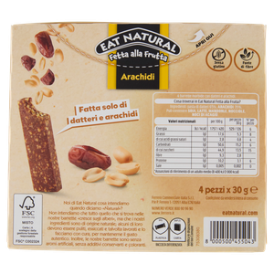 Fetta Alla Frutta Arachidi 4 X 30g Eat Natural - Foto 3
