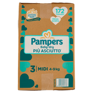 Pannolini Baby Dry Jumbopack, Taglia 3 Midi (4-9 Kg) Pampers - Foto 2
