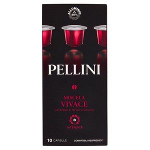 Caffè Miscela Vivace Capsule Compatibili Nespresso 10pz Pellini - Foto 1