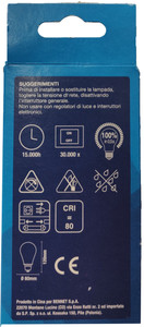 Lampadina Led A Goccia 100w E27 Luce Fredda Bennet