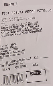 Coscia A Pezzi Vitello Filiera Valore Bennet - Foto 3