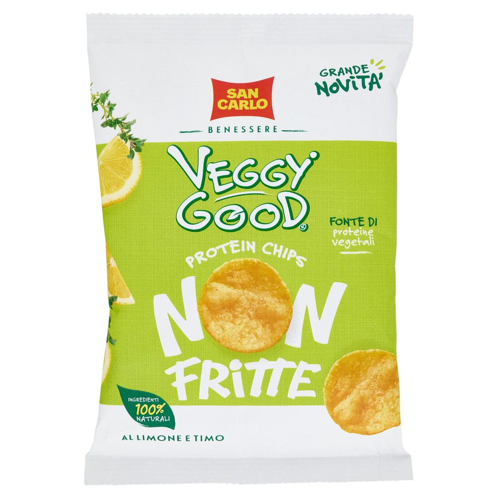 Patatine Protein Limone E Timo Veggy Good San Carlo - Foto 1