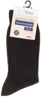 Calze Corte Uomo 39/41 Marrone Conf Da 2 Delinea