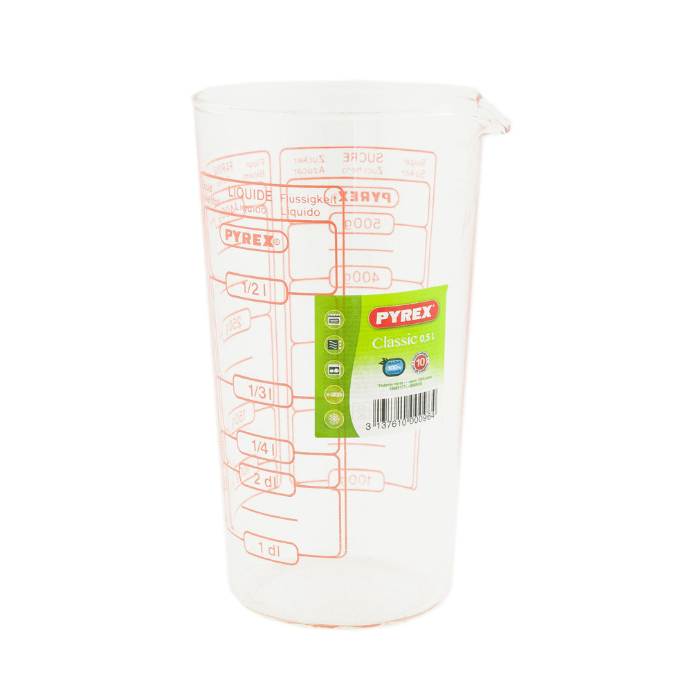 Bicchiere Graduato Pyrex L.0,5 - Foto 1