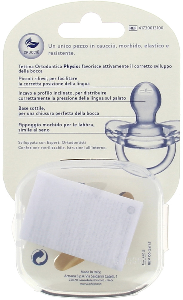 Gommotto Physio Soft 0-6m+ Caucciu' Chicco