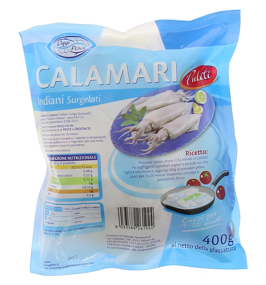 Calamari Del Pacifico Surgelati Oggi Pesce - Foto 2
