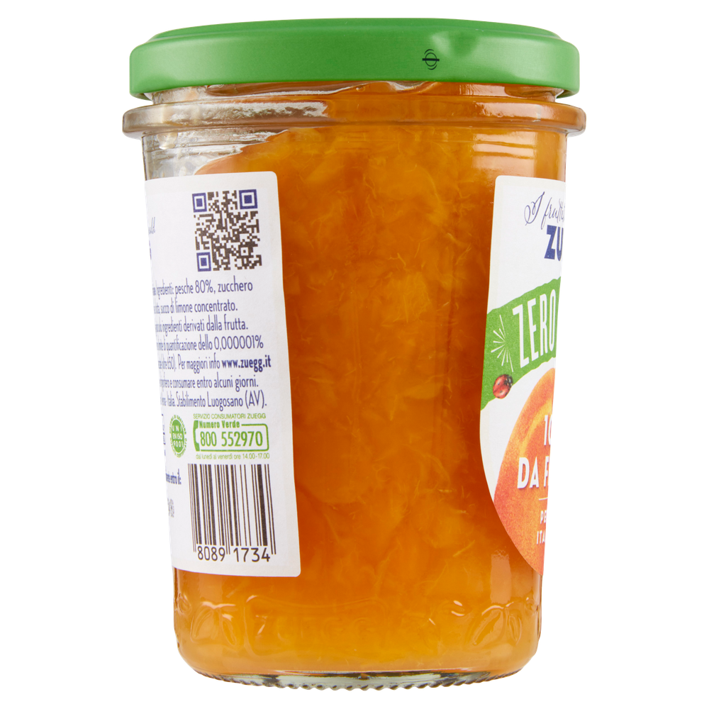 Composta Di Pesche Italiane 100% Da Frutta Zero Residui Zuegg - Foto 2