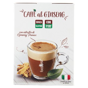 Caffè Solubile Al Ginseng Senza Zucchero Bustine 10x20g Foodness - Foto 1