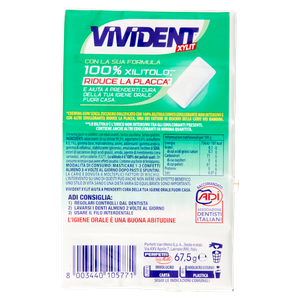 Chewing Gum Vivident Xylit Green Mint Senza Zucchero 5 Packs Vivident - Foto 3