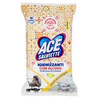 Salviette Igienizzanti Sgrassanti Per Superfici Ace , conf . Da Pz . 40 Salviette Igienizzanti Sgrassanti Per Superfici Ace , conf . Da Pz . 40
