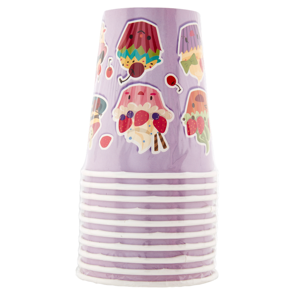 10 Bicchieri Sweet In Cartoncino