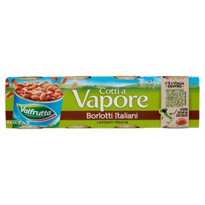 Fagioli Borlotti Italiani Cotti A Vapore 4x140g Valfrutta - Foto 1