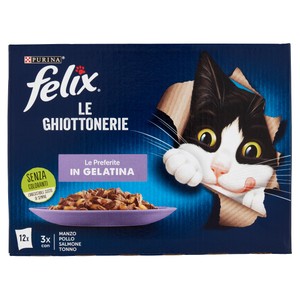 Alimento Umido Gatti Felix Le Ghiottonerie Le Preferite
