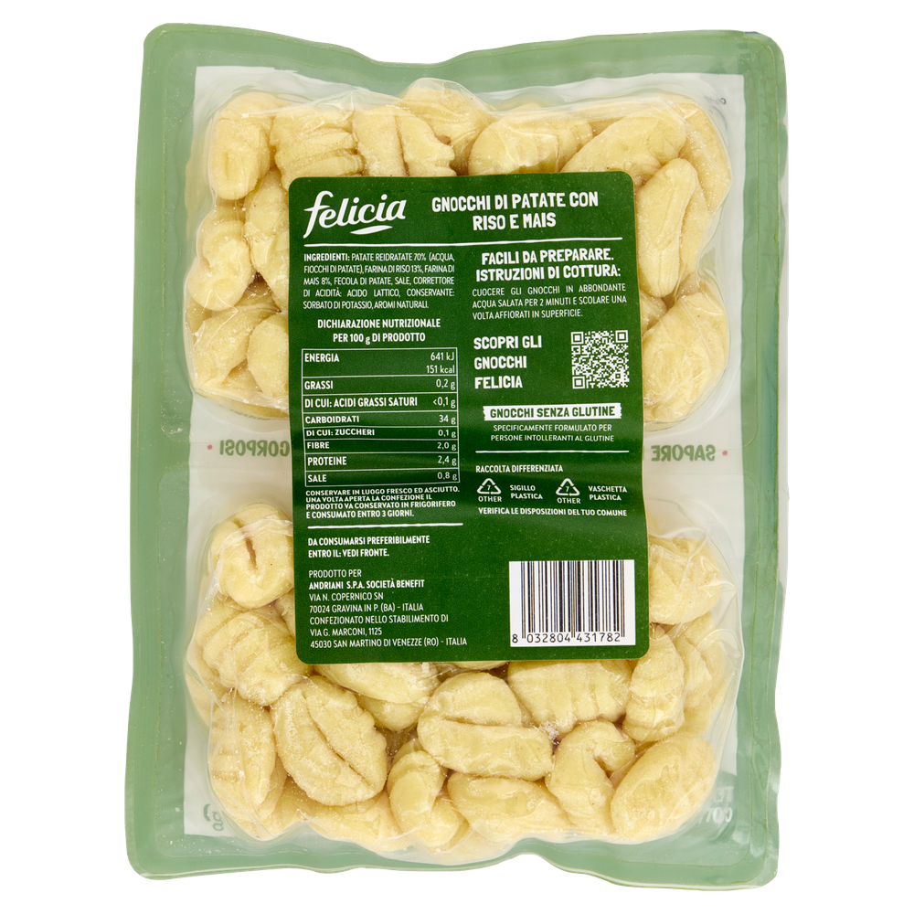 Gnocchi Mais/Riso Senza Glutine Felicia - Foto 3