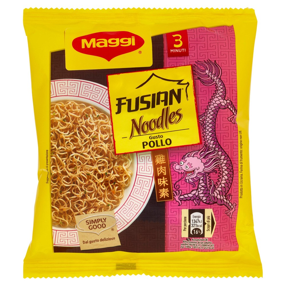 Noodles Istantanei Gusto Pollo Fusian Maggi - Foto 1