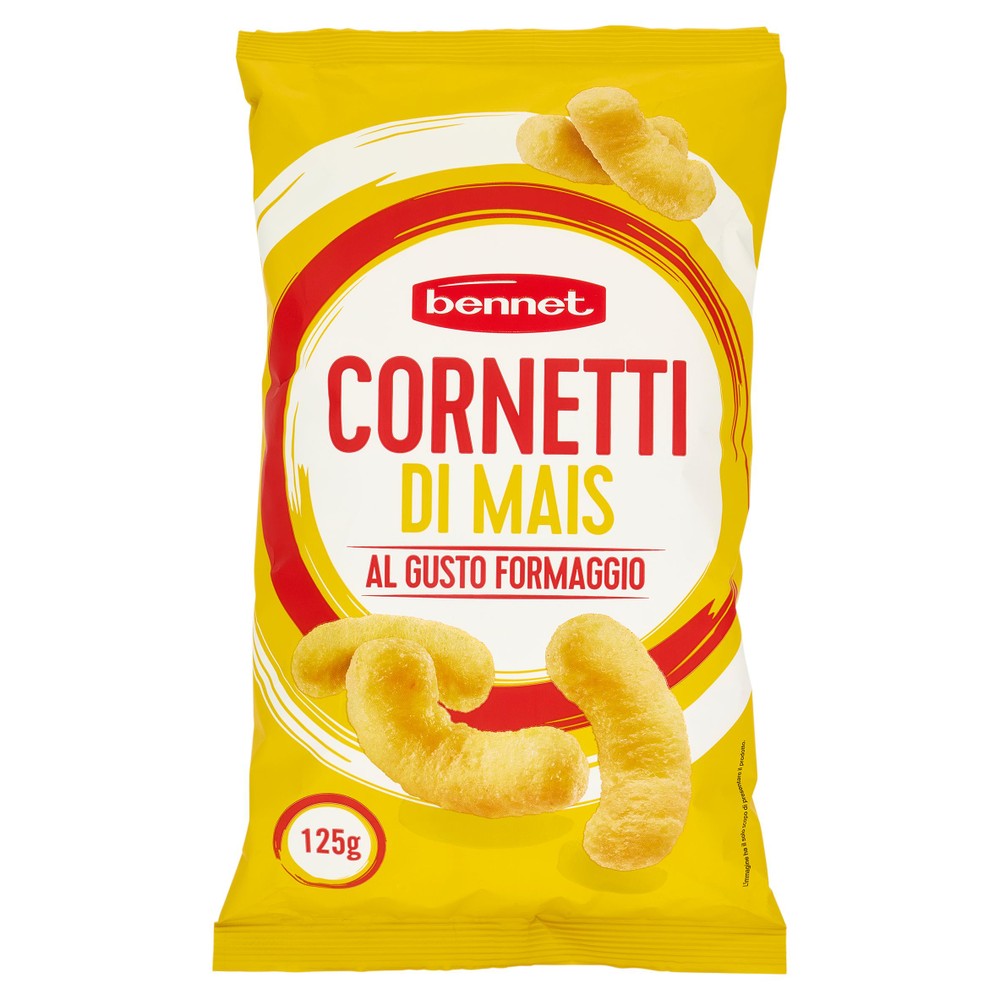 Patatine Cornetti Di Mais Al Formaggio Baxy Bennet - Foto 1
