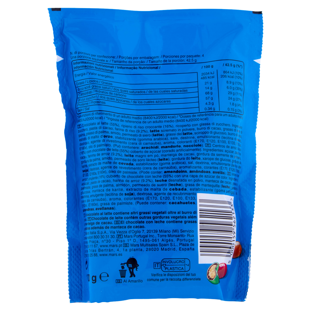 Confetti Al Cioccolato Crispy Pouch Con Riso Soffiato M&M's - Foto 3
