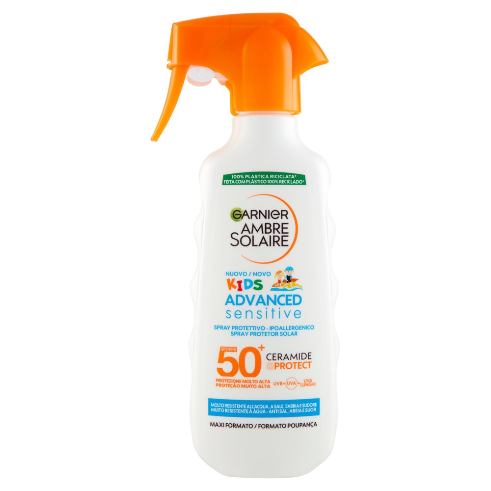 Advanced Sensitive Kids Spray Ip50+ Ambre Solaire