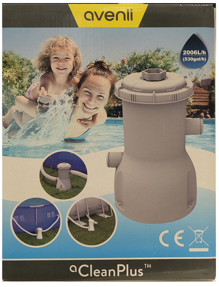 Pompa Di Filtraggio 2500 L/H Completo Di Tubazione E Cartuccia - Foto 2