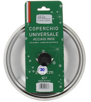 Coperchio Metallo Inox Cm.20