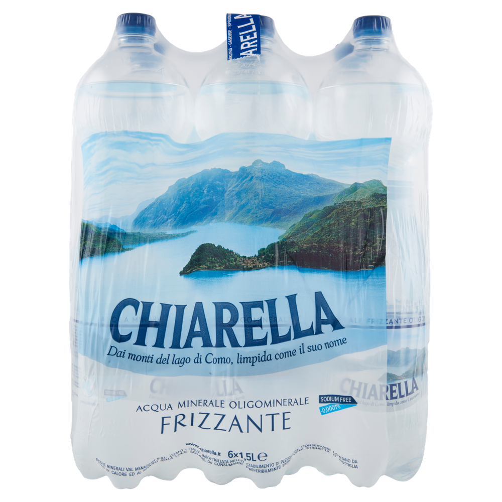 Acqua Minerale Frizzante Chiarella Conf. 6 Da 1,5lt - Foto 3
