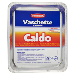 2 Vaschette Alluminio 12 Porzioni Bennet - Foto 1