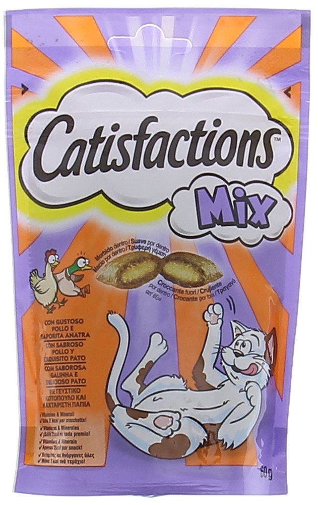 Catisfactions Snack Per Gatti Pollo E Anatra - Foto 1