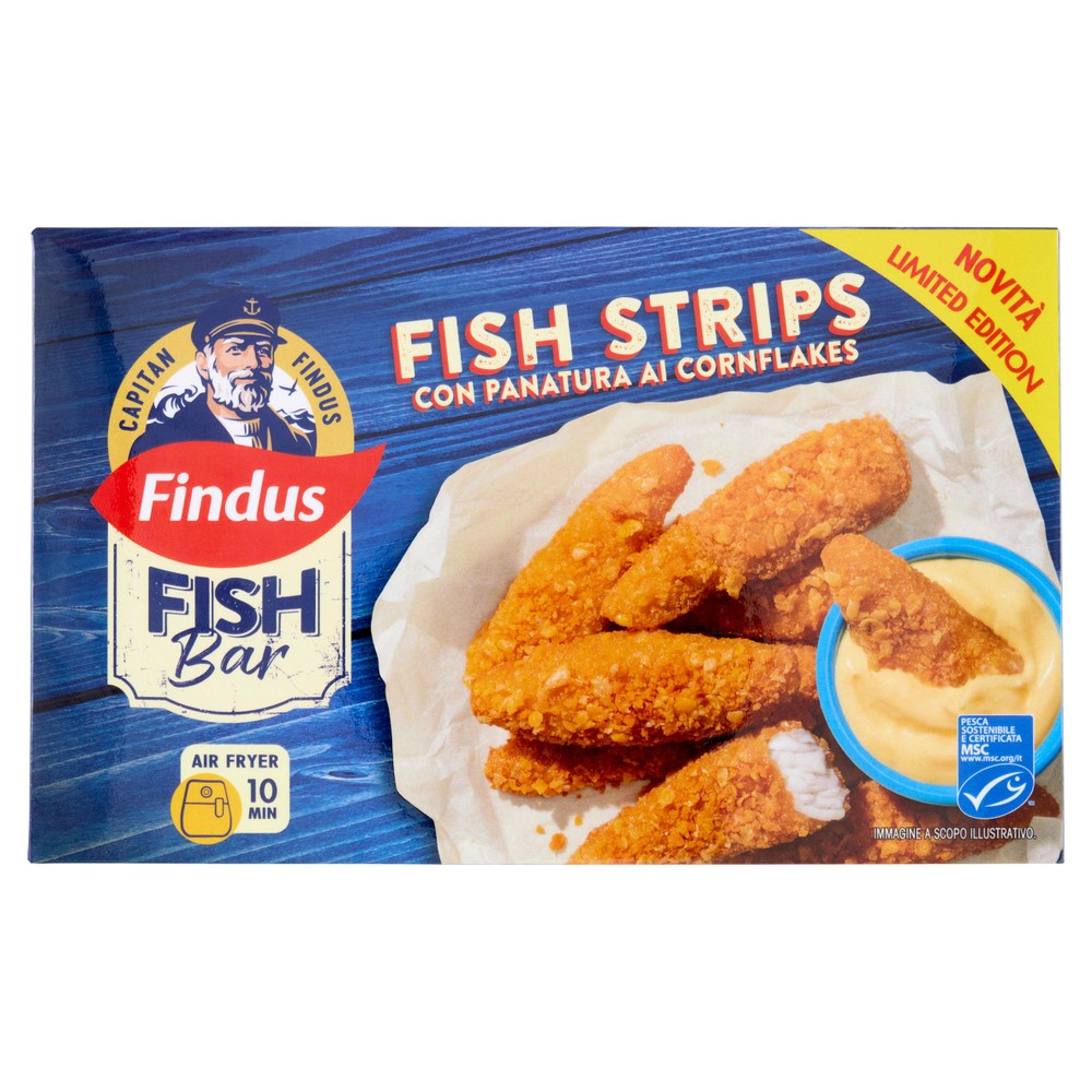 Fish Bar Fish Strips Con Panatura Ai Conflakes Capitan Findus - Foto 1