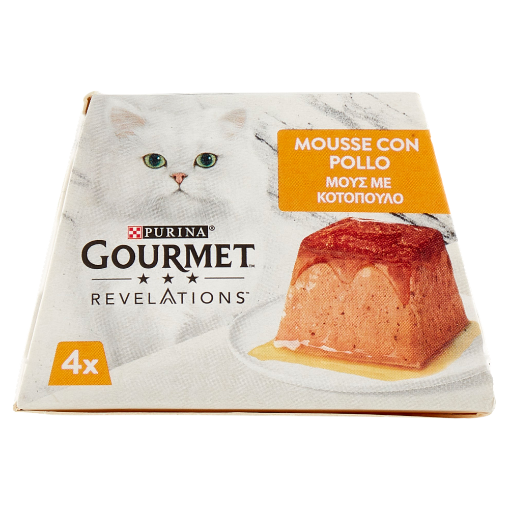 Mousse Per Gatti Revelations Gourmet Al Pollo Conf.Da 4