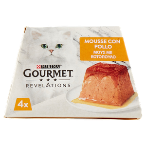 Mousse Per Gatti Revelations Gourmet Al Pollo Conf.Da 4 - Foto 2